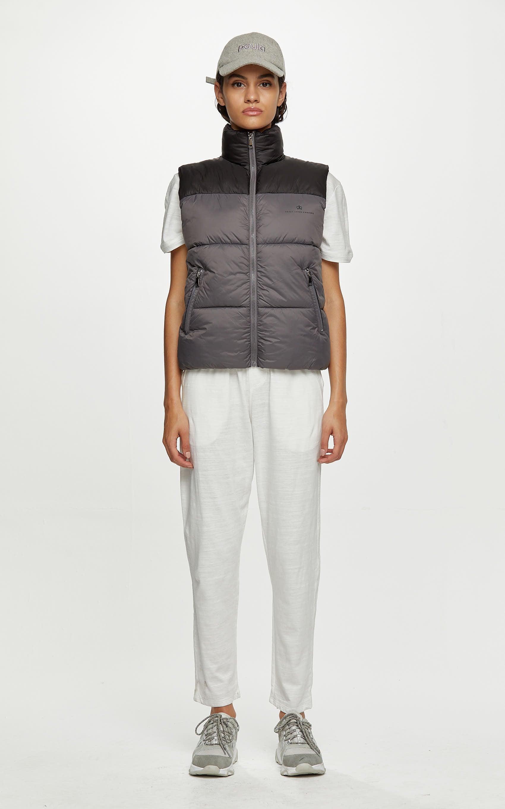 Chaleco Gris Y Negro